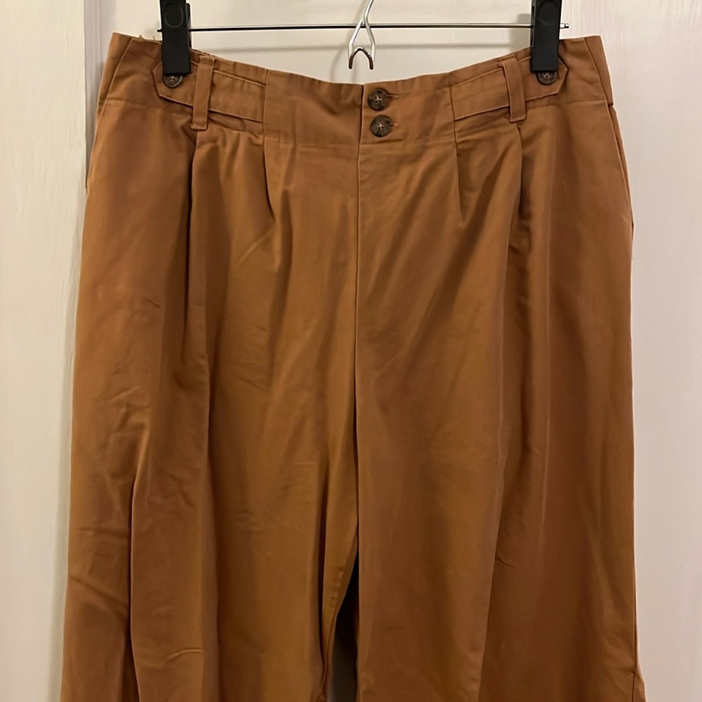 Sienna Sky Dusty Orange Wide-Leg Pull-On Pants (Women’s XL)